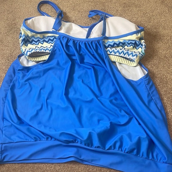 Got off Venus Blue Swimsuit 3X - Picture 4 of 6